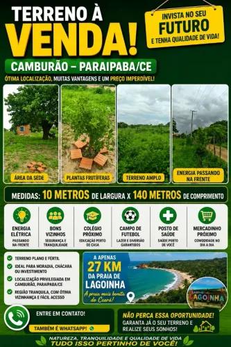 Terreno em Paraipaba Ceará