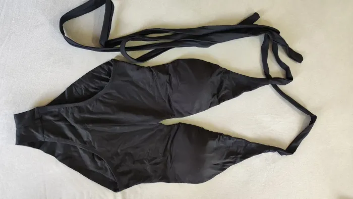 Maiô / body preto curcinofashion fio dental