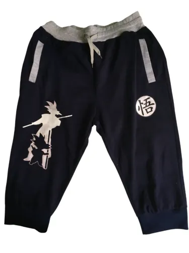 Bermuda Goku Dragon Ball Azul Marinho