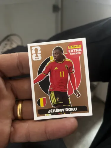 Figurinha copa 2026 Jeremy Doku Panini original