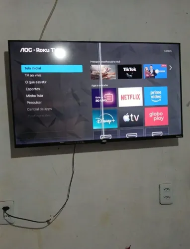TV com defeito