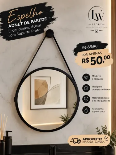 Espelho ADNET DE PAREDE