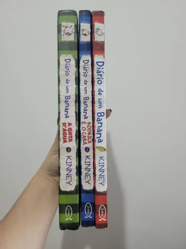 Livros: Diário de um Banana Vol. 1, 2 & 3
