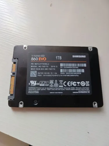 SSD Samsung Evo 860 1TB (Aceito Cartão)