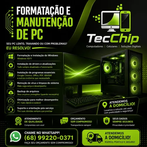 Formatação e Manutenção de Computadores 