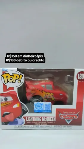 Funko pop Cars Lightning Mcqueen Special Edition 1800