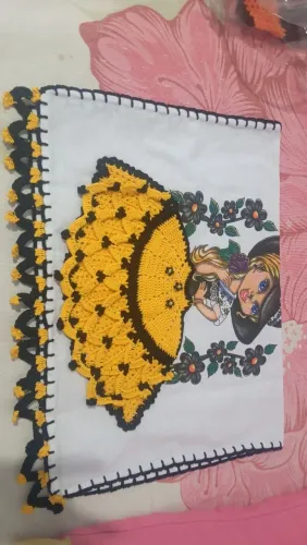 Pano de prato bonequinha