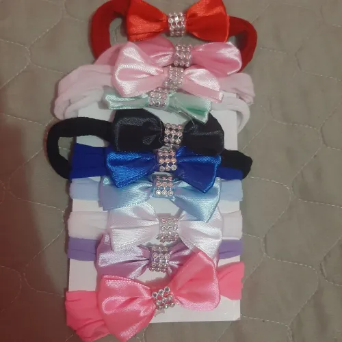 Cartela de faixas de bebê