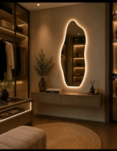 ESPELHO ORGANIGO MODERNO COM LED! 90x40