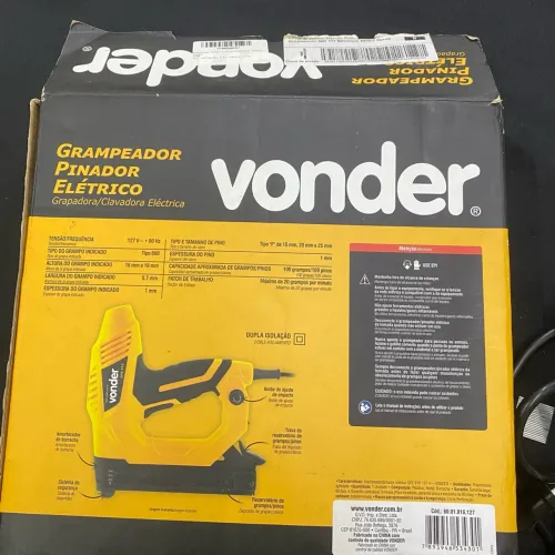 Grampeador e Pinador Elétrico Vonder 110v