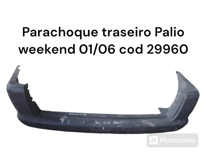 Parachoque traseiro palio weekend 
