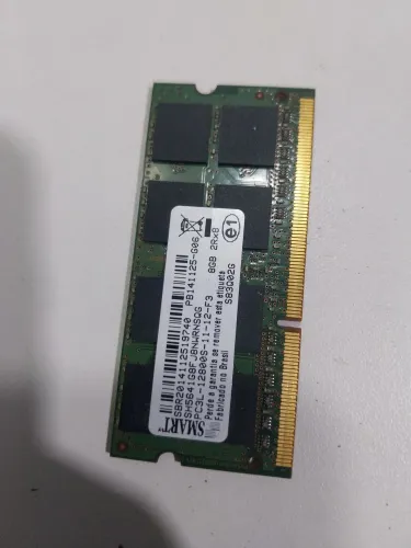 Vendo Memória DDR3 8GB PC3L-12800 pra. Notebook.