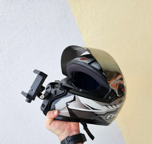 Suporte Universal de celular e GoPro para capacete(novo lacrado)