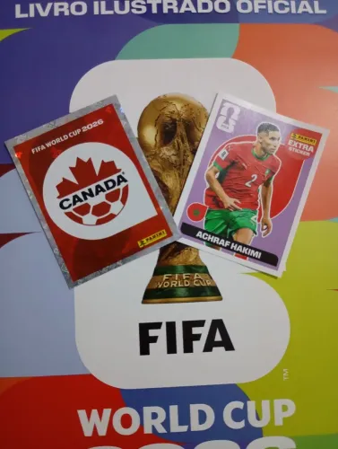 Cromo do Canadá + Carta Extra do Hakimi bordô