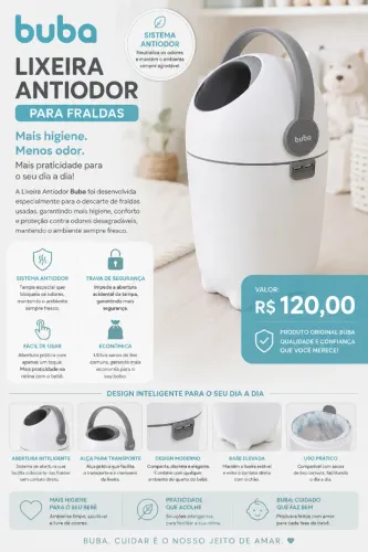 Lixeira Antiodor