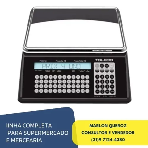 Balança Prix 4 Toledo 32 Quilos Etiquetadora