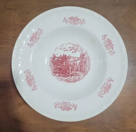 9 Pratos Porcelana Porto Ferreira