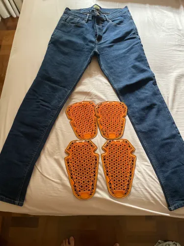 Calça Jeans proteção D30 para motocicleta Bikeshed