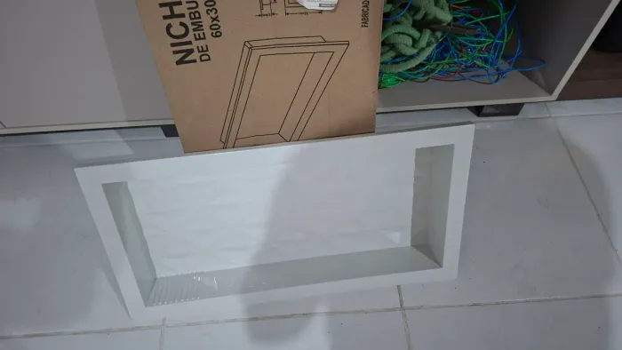 Nicho em plastico para banheiro novo