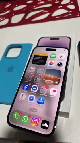 iPhone 14 Pro Roxo - OLX Pay - 18x - Troco - Perfeito Estado - Roxo-profundo