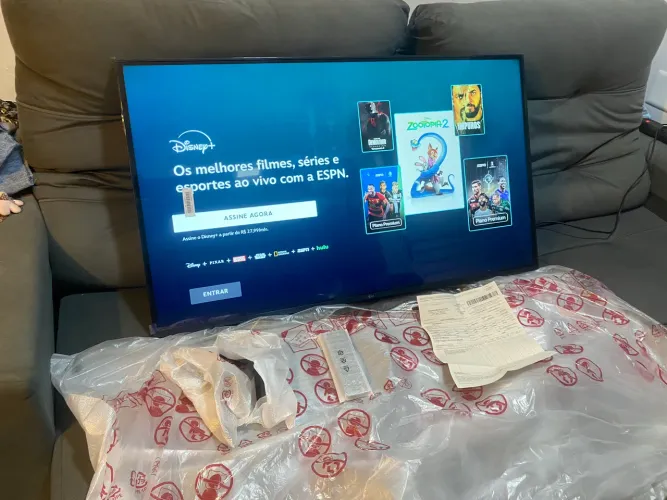 TV SMART LG 43 POLEGADAS 4K COM 1 ANO DE GARANTIA