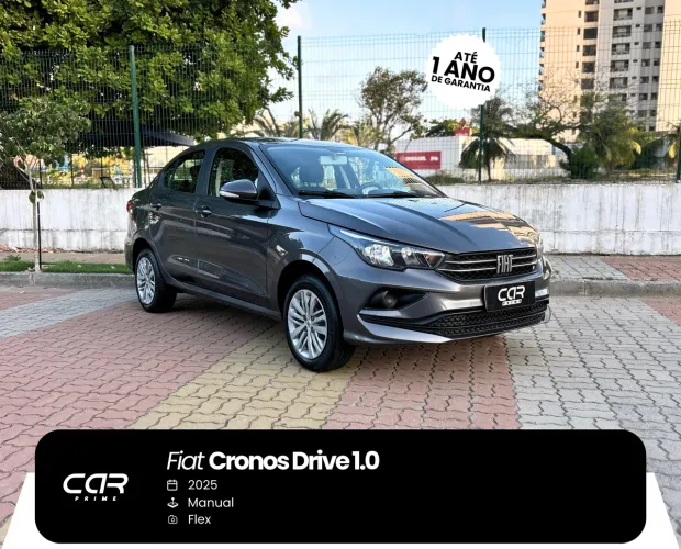 FIAT CRONOS 2025 DRIVE 1.0 FLEX MANUAL /// EXECENTE OPÇÃO PARA FAMILIA!!!!!