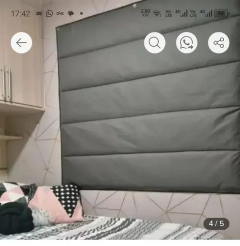 Kit com 3 Cortinas Comfort Termo Acústica Blackout - Excelente Estado