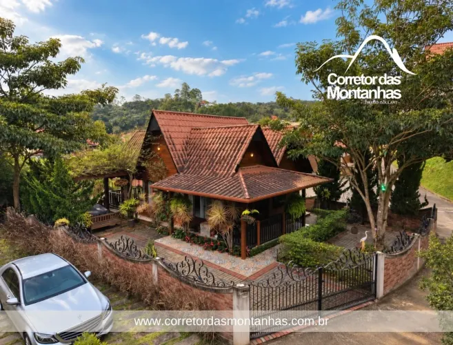 China Park Eco Resort Chalé 2 Quartos para Comprar em Domingos Martins/ES com Terreno de