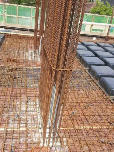 Mão de obra de armação de aço, corte e dobra