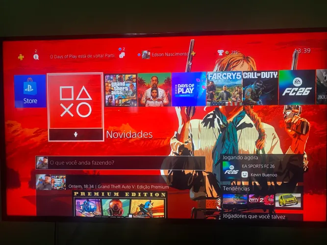 Ps4 Slim vendo ou troco