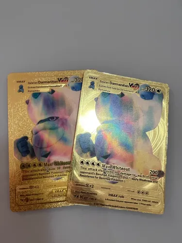 Cartas pokemon douradas