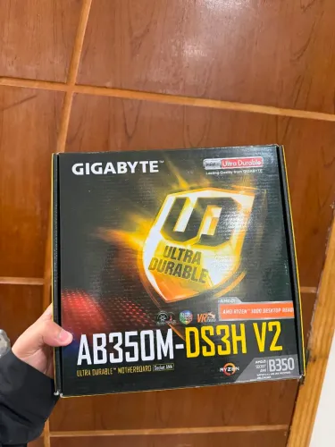 Placa-Mãe Gigabyte AB350M-DS3H V2 AM4 DDR4 Ryzen