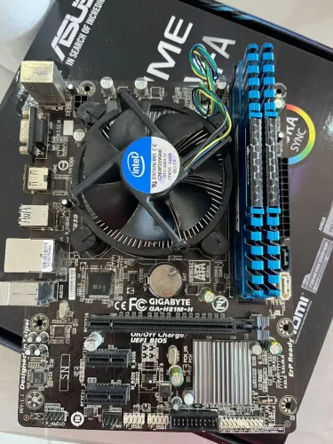 Kit i5. 4450 8GB  Corsair + placa mãe h81-m e cooler box