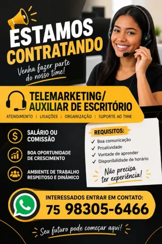 Telemarketing/ vendas