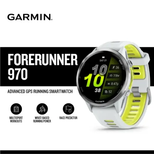 Garmin Forerunner 970 47mm Amoled Touch Novo