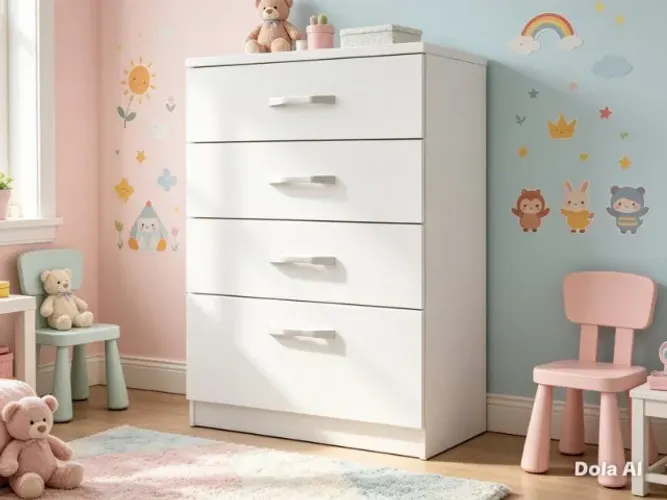 Cômoda Astral 4 Gavetas Oferta