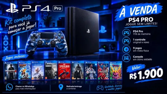 PlayStation 4 Pro 1TB HD