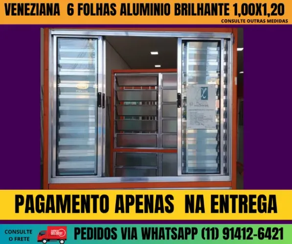 Veneziana linha bri de alumínio - chj