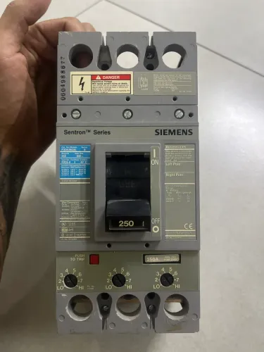 Disjuntor Siemens Sentron FXD63B250 250A