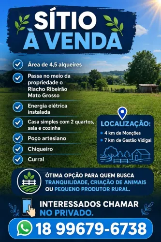 Sítio e fazenda .