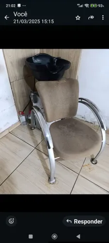 Lavatório salão de beleza 