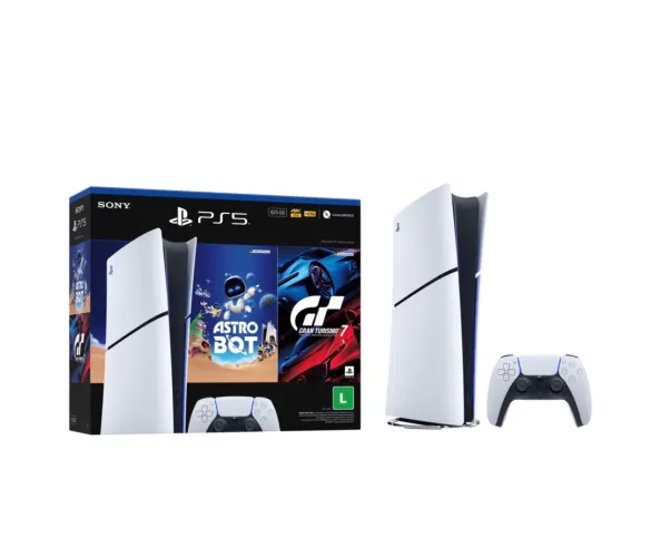 NOVO PlayStation 5 Digital 825GB - ASTRO BOT e Gran Turismo 7
