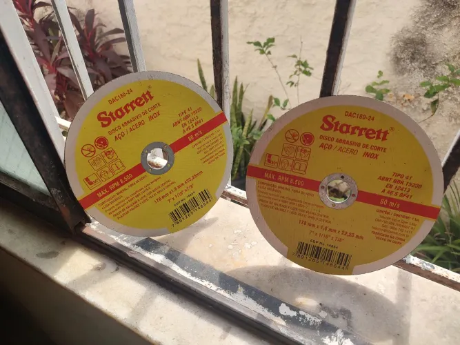 DISCO ABRASIVO DE CORTE 178X1,6X22,2MM - STARRETT