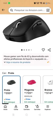 Mouse gamer Superlight pro 2 dex