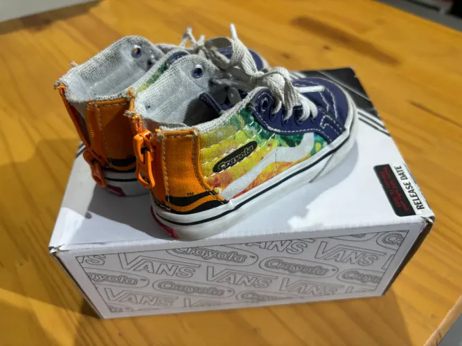 Tênis Infantil Vans x Crayola - Original | Com Caixa