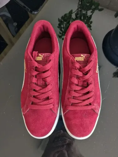 Tênis Puma Smash V2 Skate Bordô Liso 41 Vans