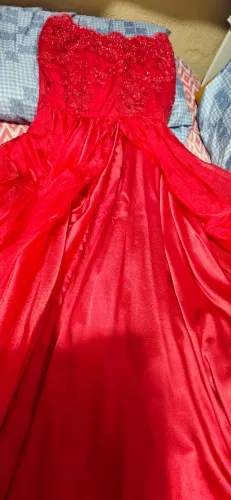 Vestido vermelho de festa