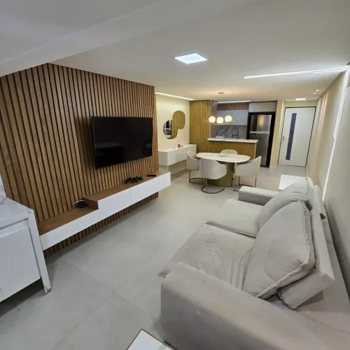 Apartamento para Locação em Maceió, Jatiúca, 3 dormitórios, 2 suítes, 3 banheiros, 1 vaga