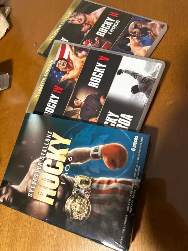 Coleção DVD Rocky 1 a 6 Sylvester Stallone