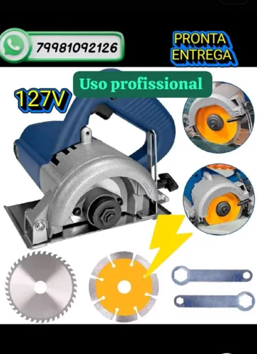 Serra mármore maquita 1200W Holtter uso profissional, original pronta entrega